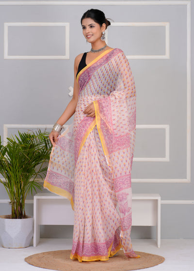 Kota Doria Saree ( KT0304 )