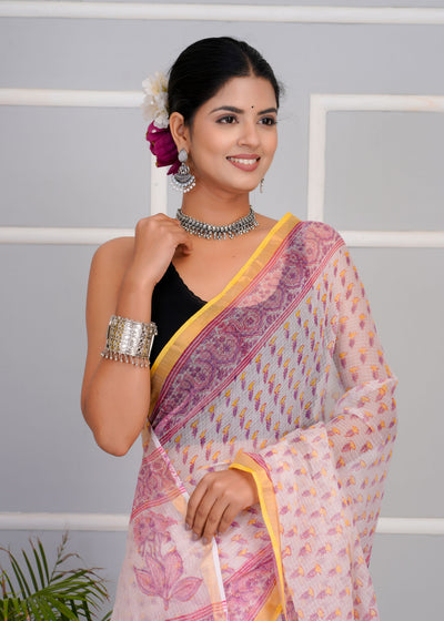 Kota Doria Saree ( KT0304 )