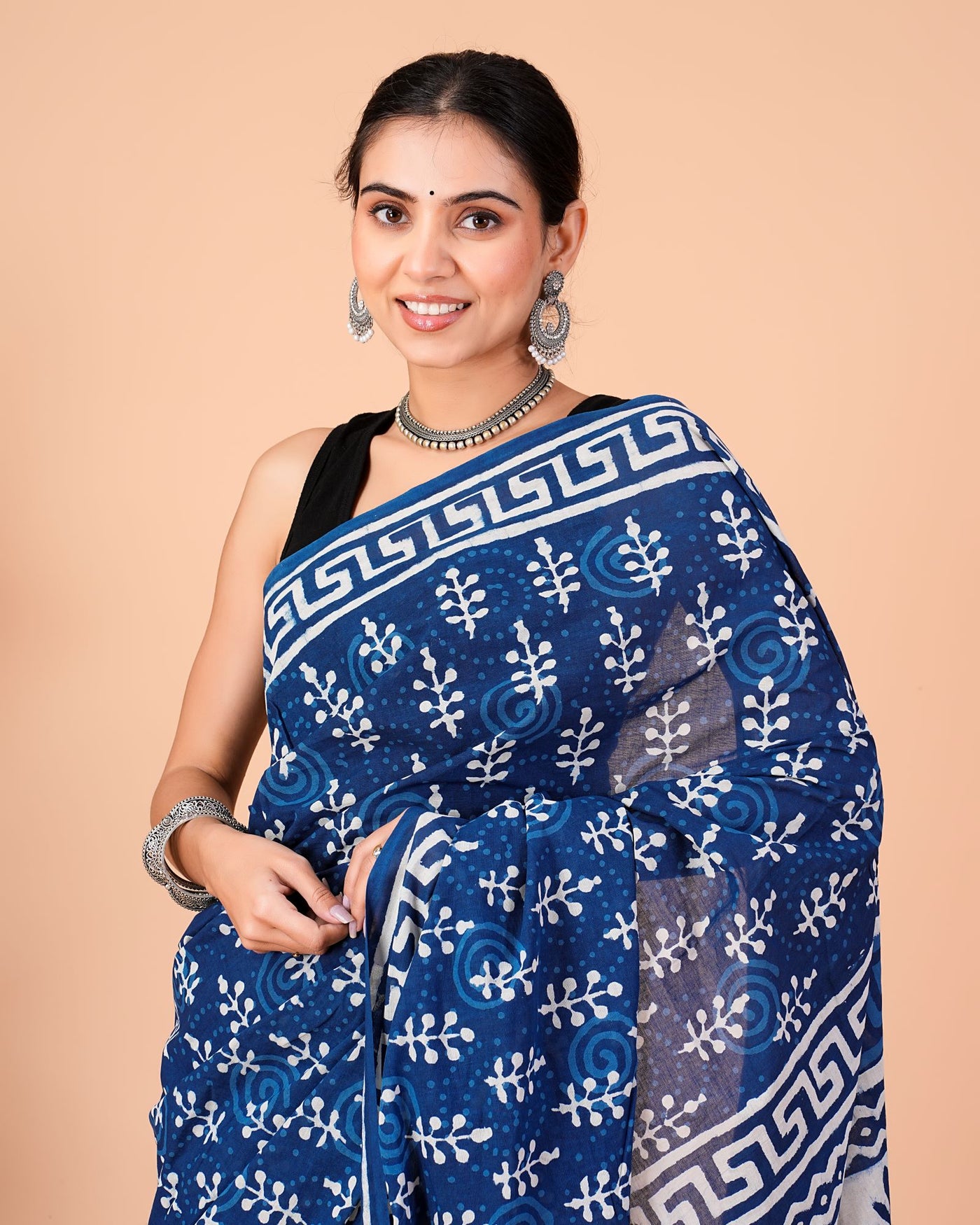 Premium Cotton Saree with Blouse Piece ( CS0201 )