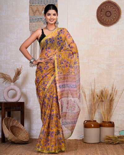 Kota Doria Saree ( KT0514 )