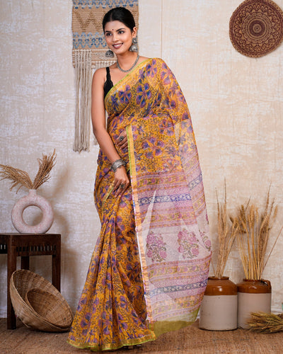 Kota Doria Saree ( KT0514 )