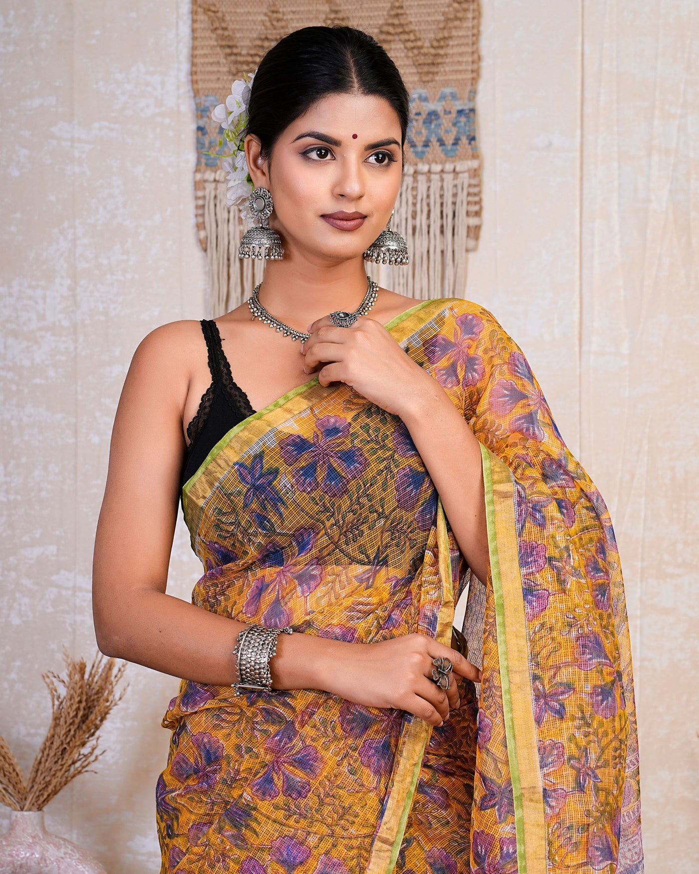 Kota Doria Saree ( KT0514 )