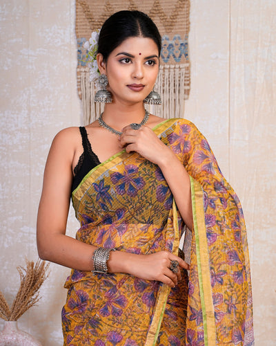 Kota Doria Saree ( KT0514 )