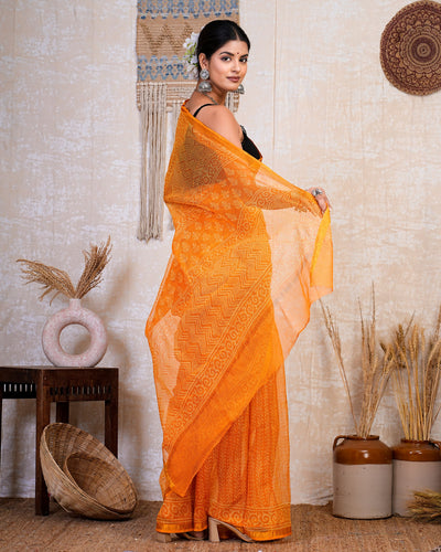 Kota Doria Saree ( KT0526 )