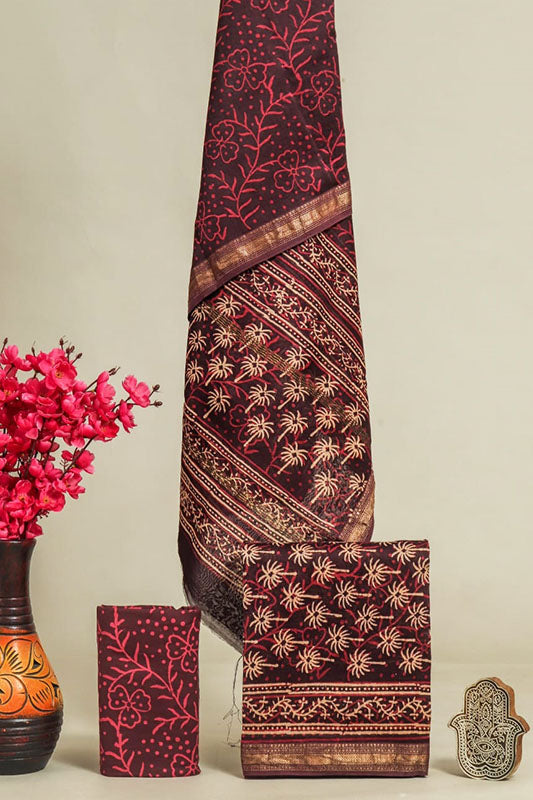 Maheswari silk suit Set ( MH22808)