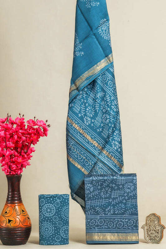 Maheshwari silk suit Set (J121106)