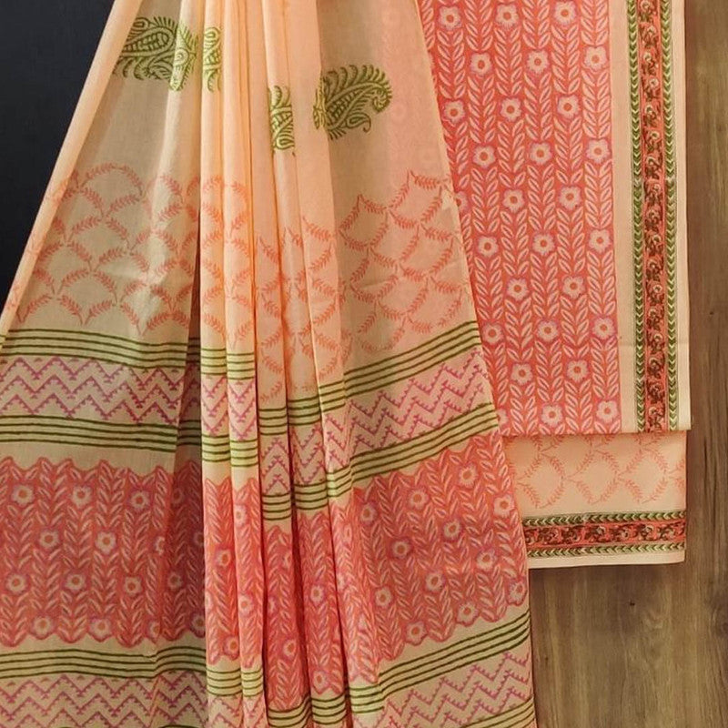 Cotton Suit Set with Cotton Dupatta ( BTSJ 230201)
