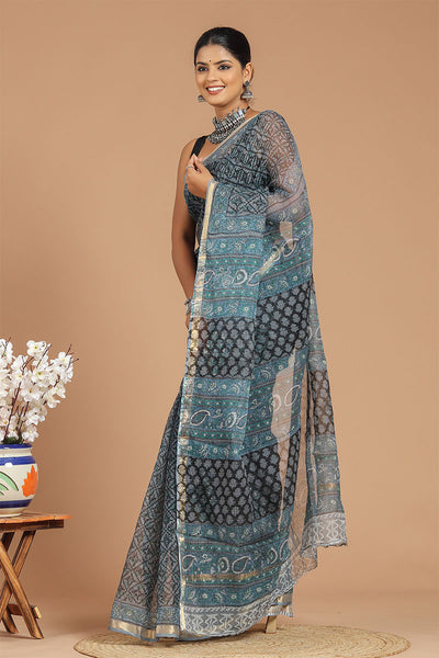 Premium Handwoven Kota Doria Saree ( KT1403 )
