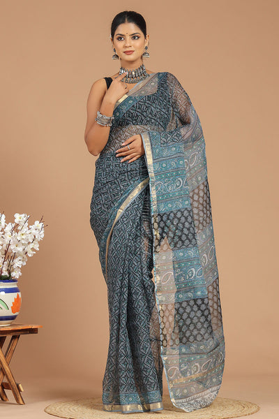 Premium Handwoven Kota Doria Saree ( KT1403 )