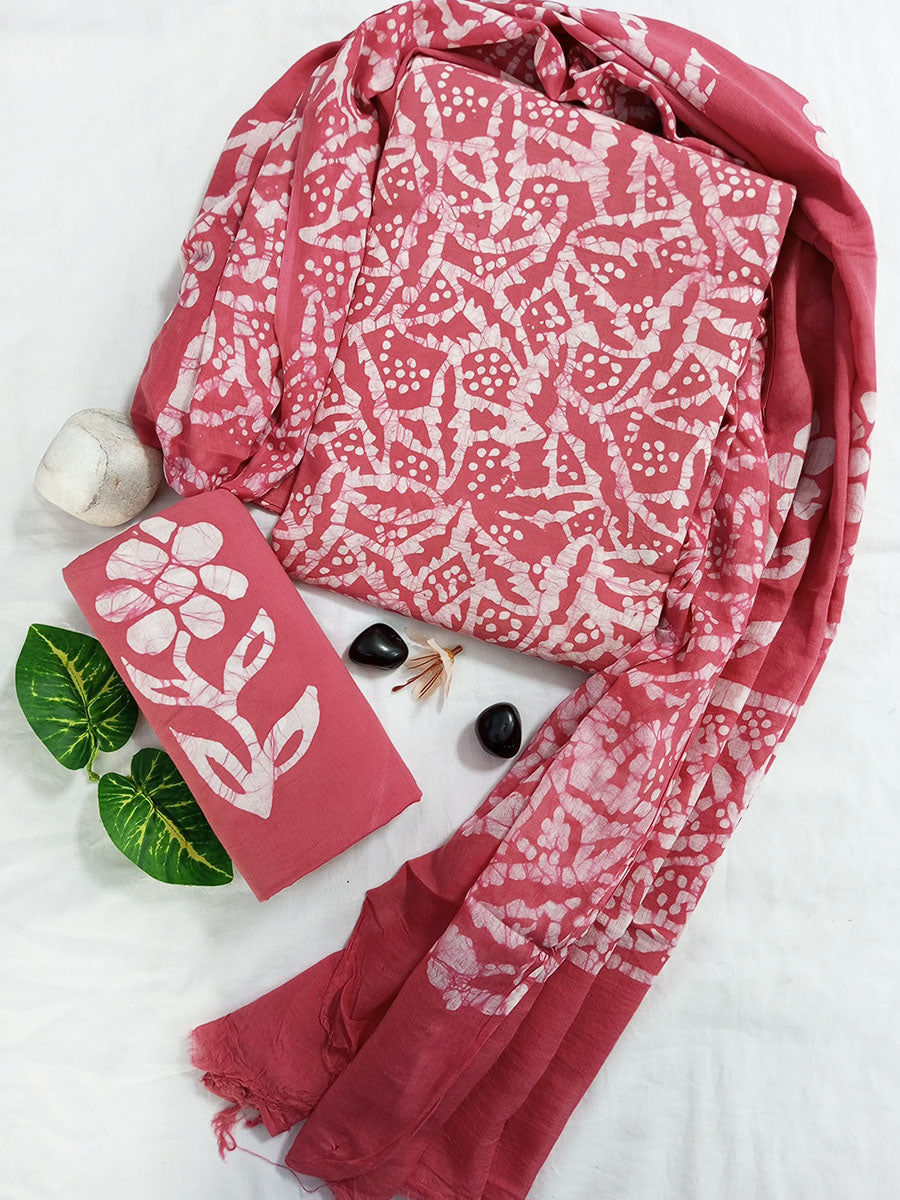 Cotton Suit Set with Cotton Dupatta ( CT42001)