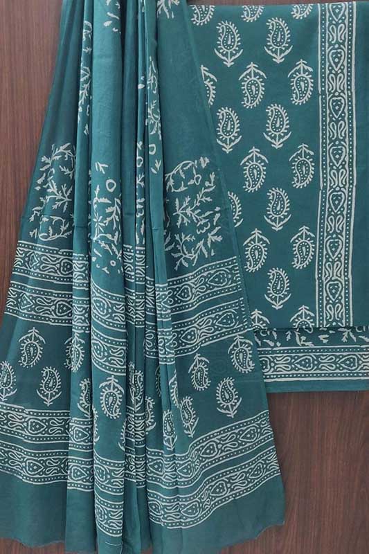 Cotton Suit Set with Cotton Dupatta ( CT80106)