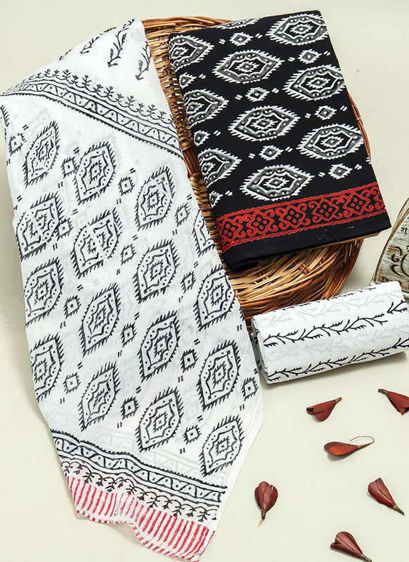 Cotton Suit Set with Cotton Dupatta ( CT41505)
