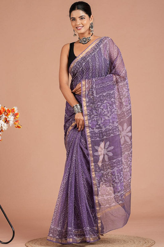 Kota Doria Saree ( KT9803)