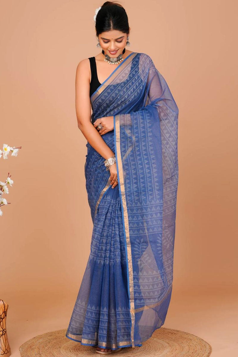 Kota Doria Saree ( KT25410)