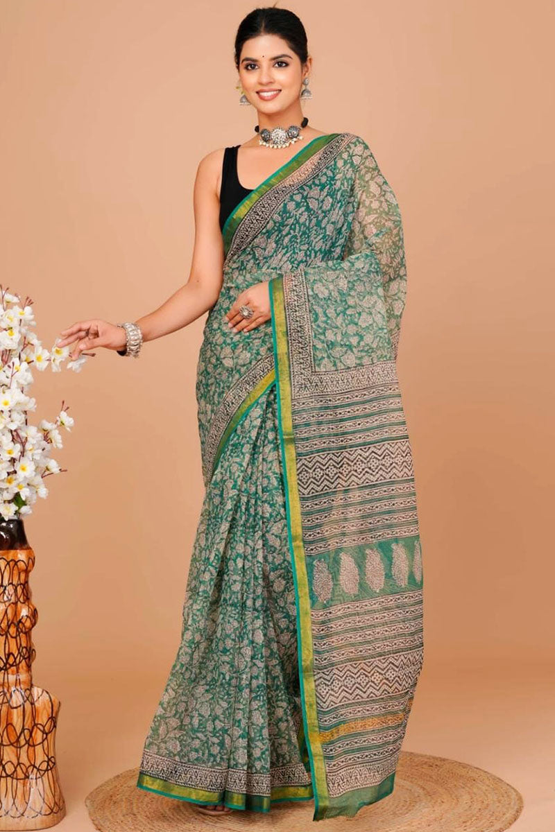 Kota Doria Saree ( KT25402)