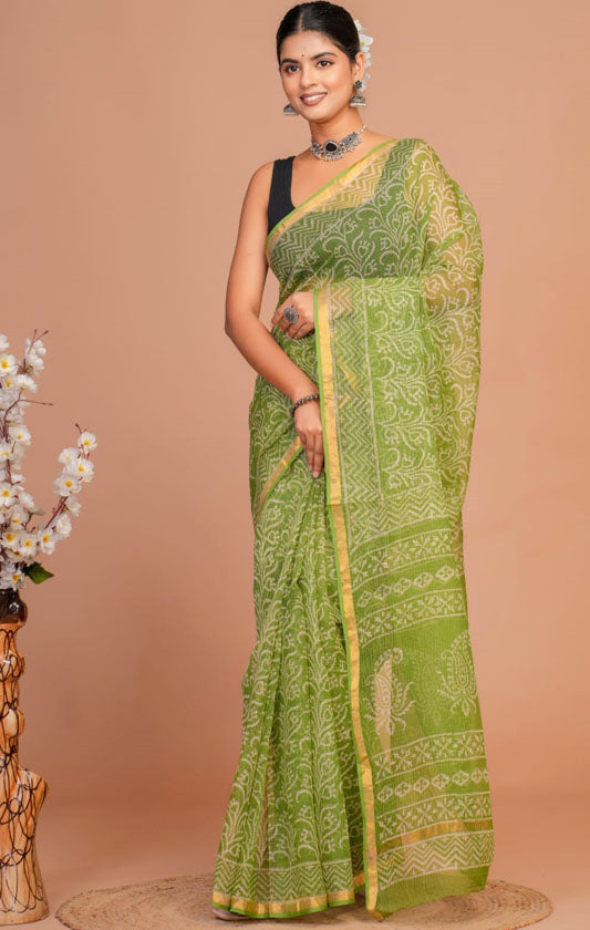 Kota Doria Saree ( KT141103)
