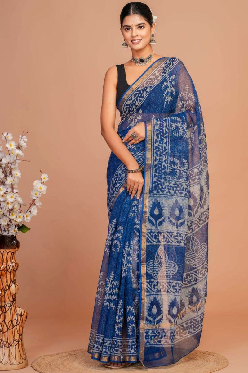 Kota Doria Saree ( KT25403)