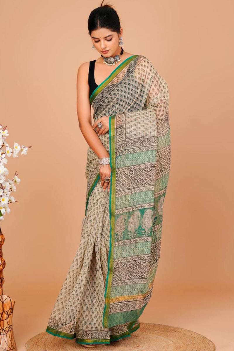Kota Doria Saree ( KT25404)