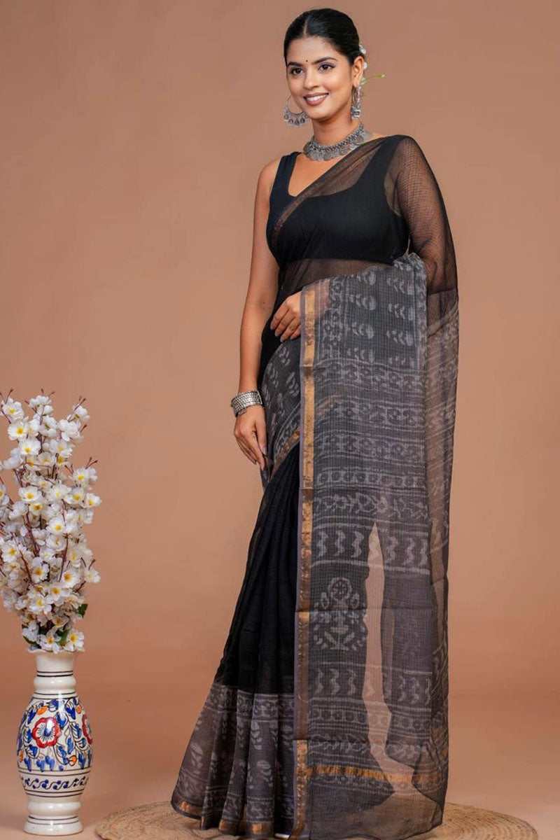 Kota Doria Saree ( KT25408)