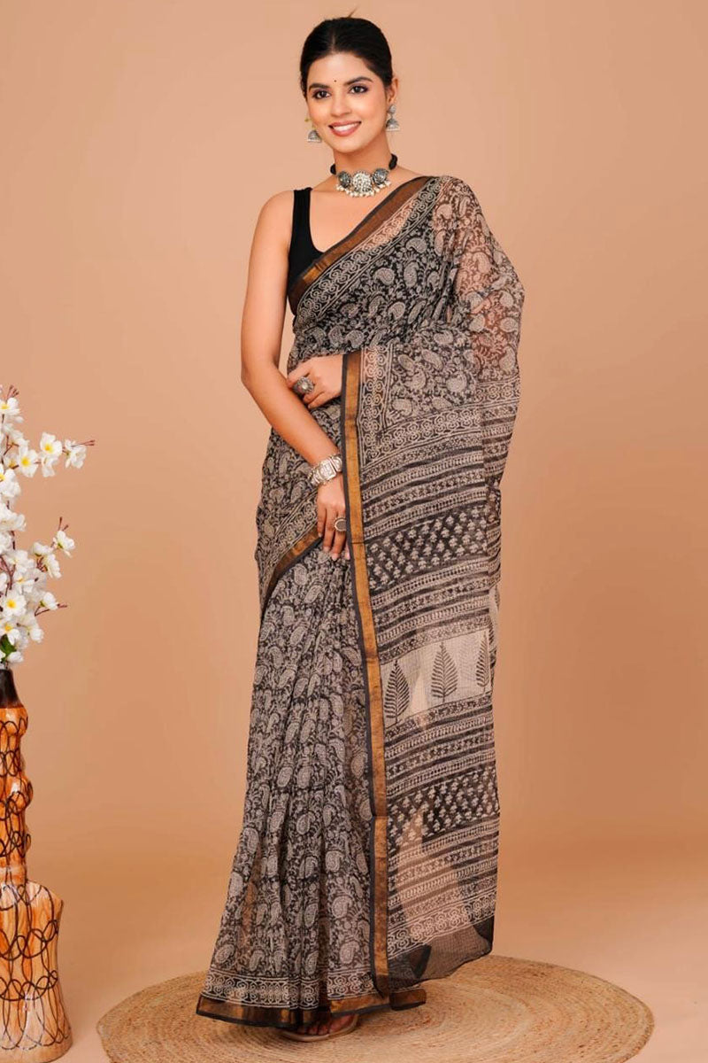 Kota Doria Saree ( KT25417)