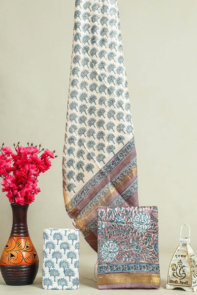 printed pure silk dress material Pure silk patola print full dress material