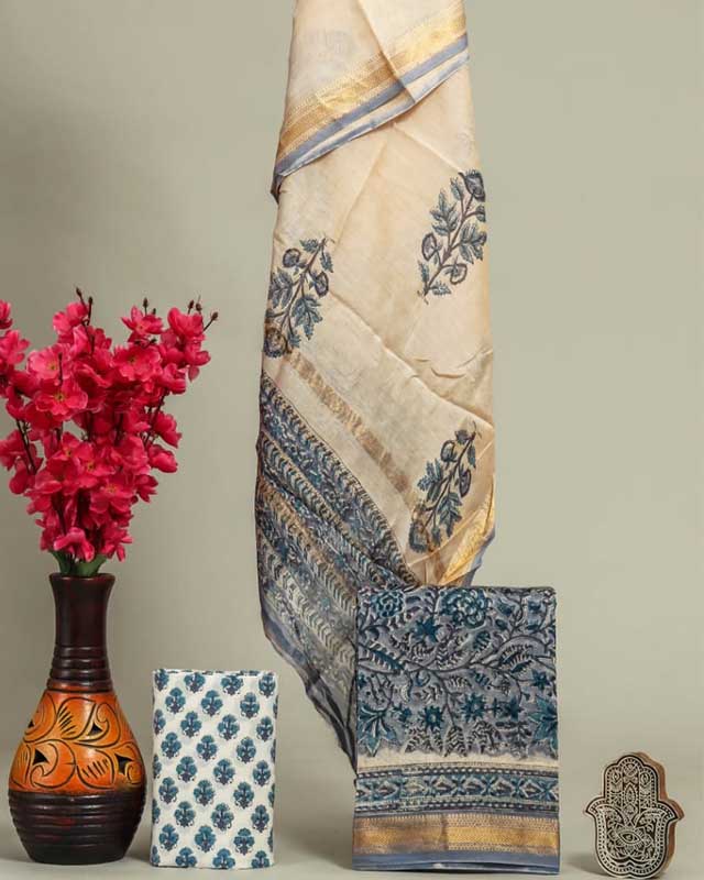 Maheswari silk suit Set ( MH6203)
