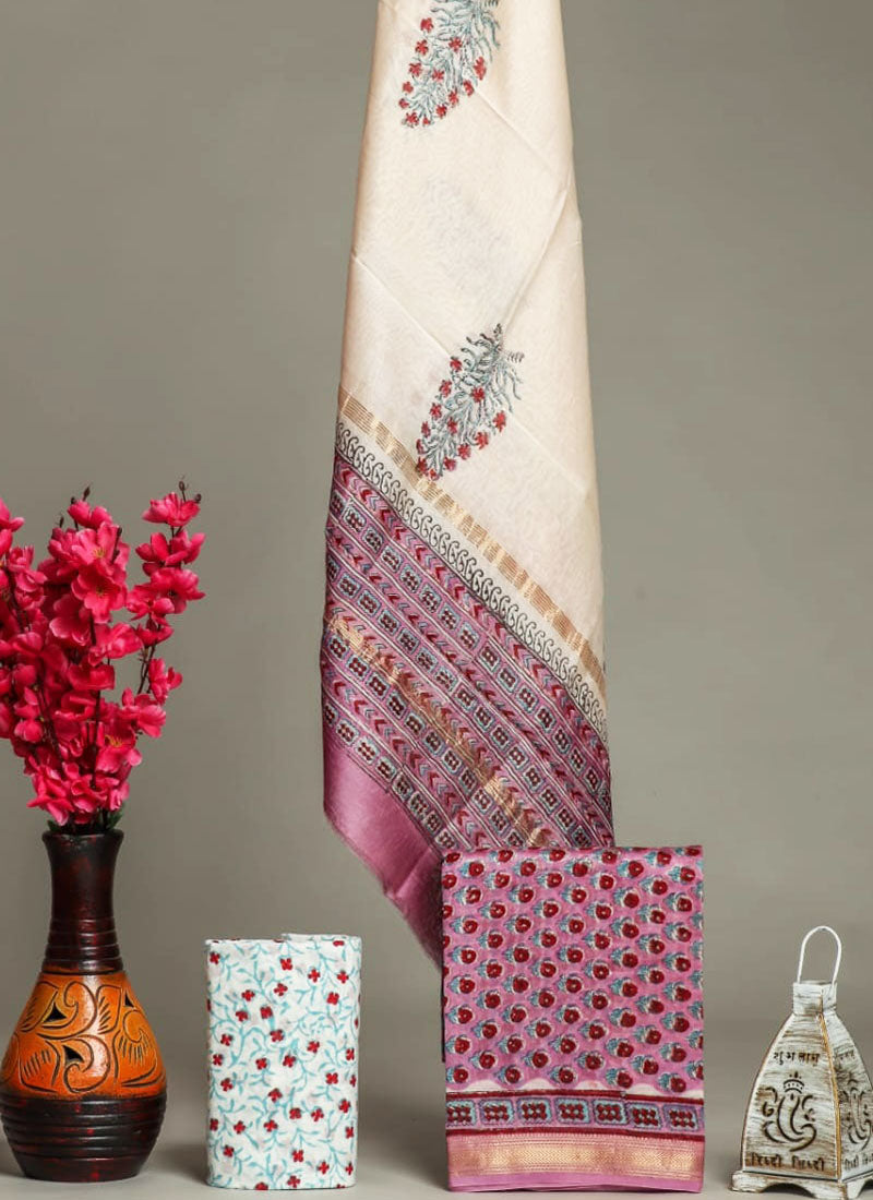 Maheswari silk suit Set ( MH290906)