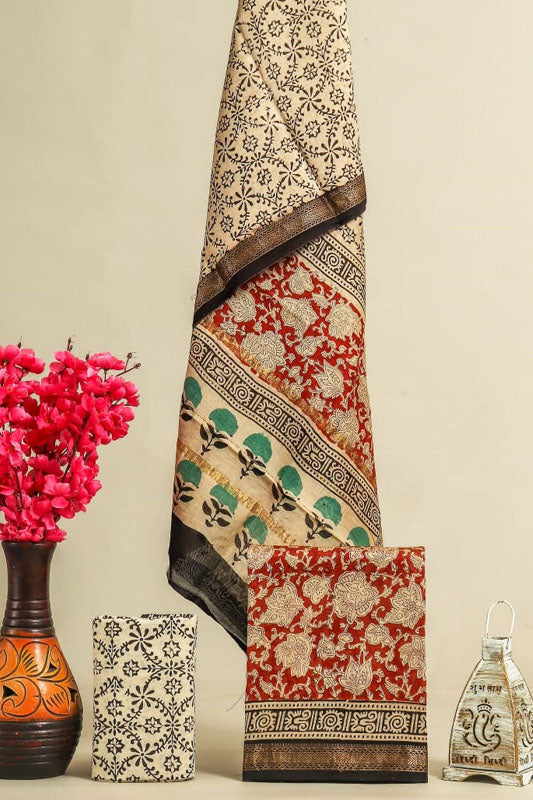 Maheswari silk suit Set ( BTSJ 824 )