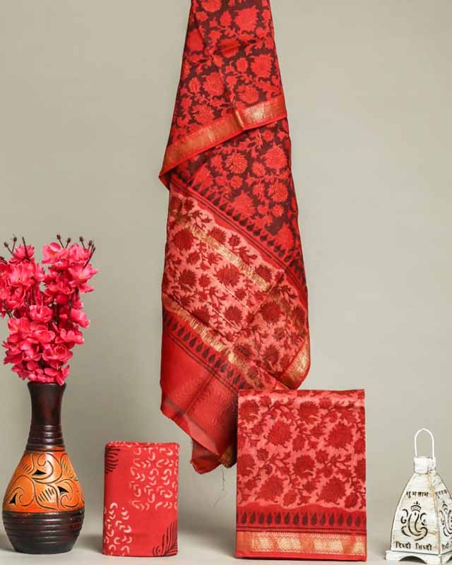 Maheswari silk suit Set ( MH171014)