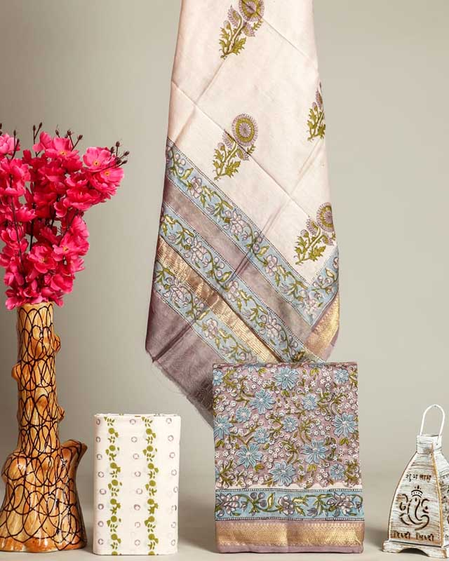 Maheshwari silk suit Set (MH120655)