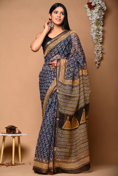 Handwoven Kota Doria Saree ( KTS250419 )