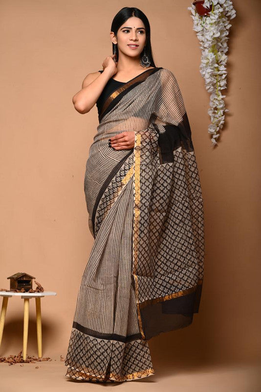 Handwoven Kota Doria Saree ( KTS250420 )