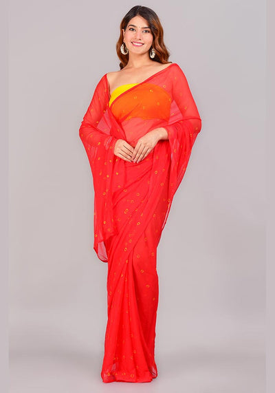 Leheriya Chiffon Saree ( CHS108 )