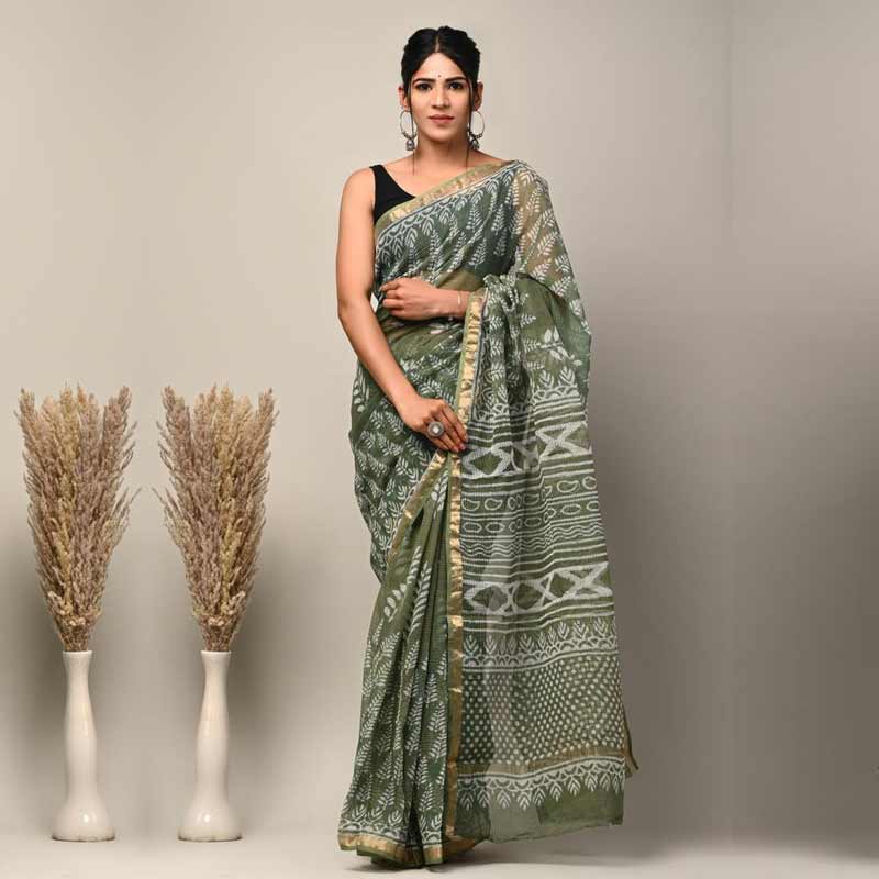 Kota Doria Saree ( KT180616 )