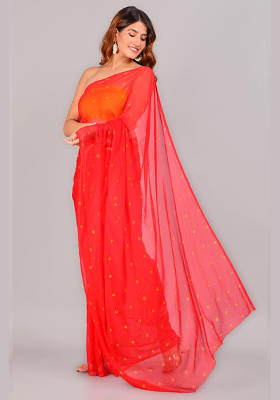 Leheriya Chiffon Saree ( CHS108 )