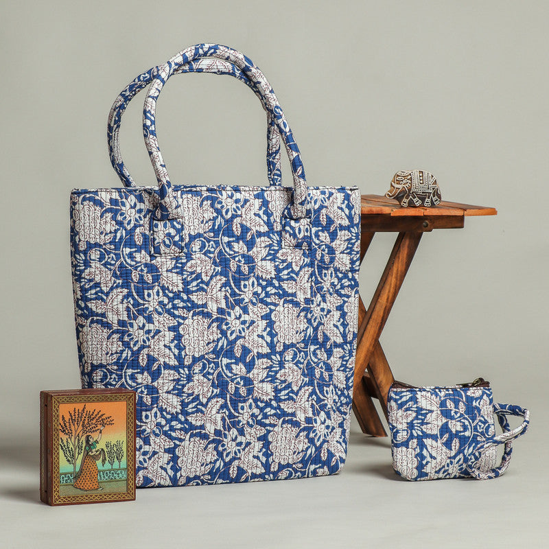 HAND BLOCK QUILTED SHOULDER BAG ( SB2803 )