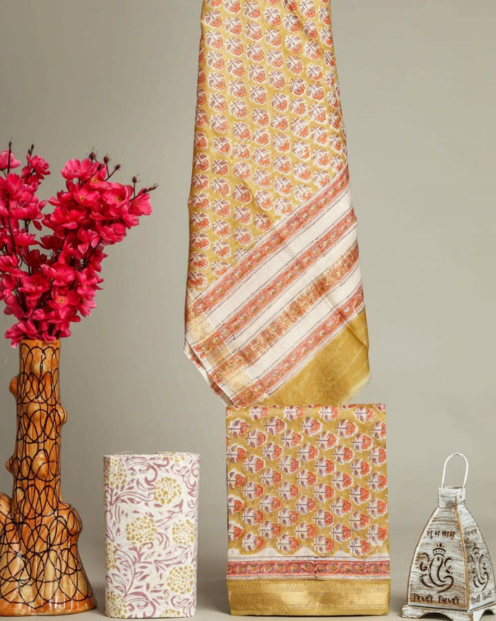 Maheshwari silk suit Set ( MH080408)