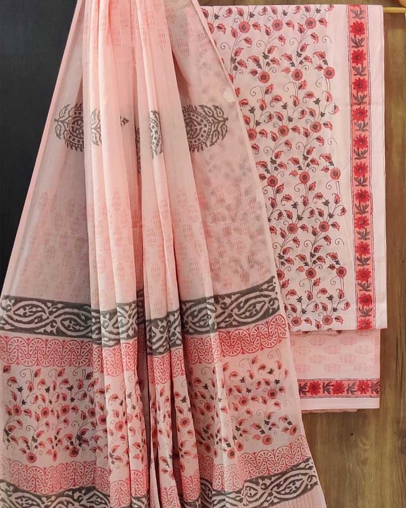 Cotton Suit Set with Cotton Dupatta (BTSJ 1024)
