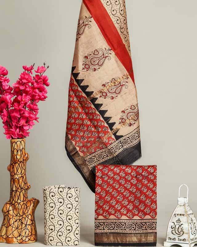 Maheshwari silk suit Set (J010209MH)